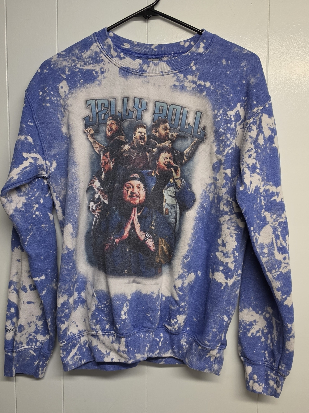Jelly Roll Tie-Dye Graphic Crewneck Sweatshirt